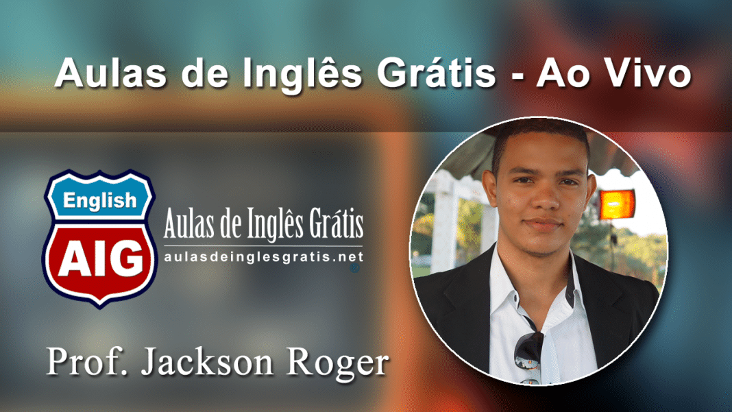 Aulas de Inglês Grátis Ao vivo - Aulas de Inglês Grátis