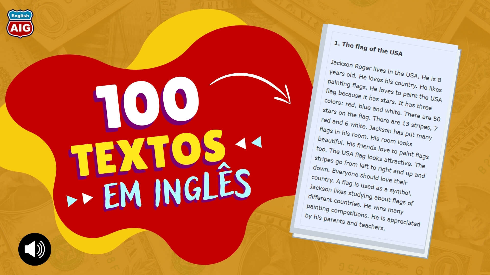 100 Textos Em Inglês Com Áudio e Tradução (100% original)